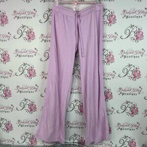 La SENZA pants sweatpants flare leg comfy lavender Light Purple Lounge Pants